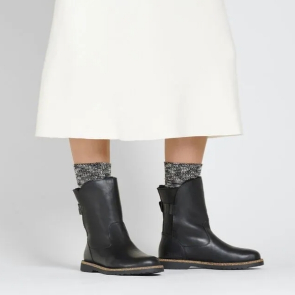 Birkenstock Uppsala Shearling Leather Boots new with tags in box Size 40 (US 9) - Picture 4 of 9